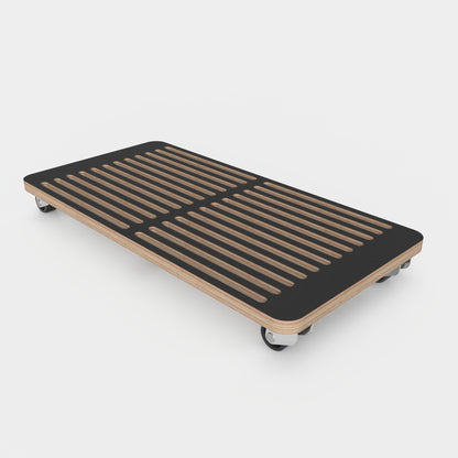 Personal computer stand with wheels - DARK HURRICANE