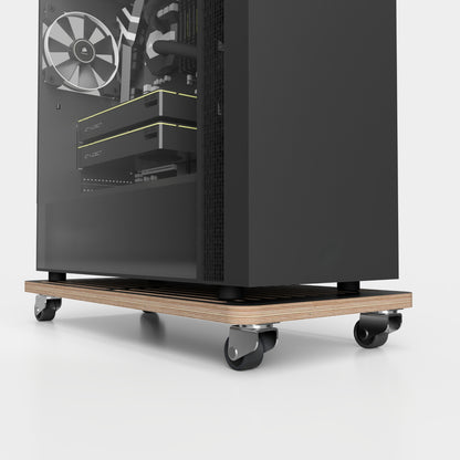 Personal computer stand with wheels - DARK HURRICANE