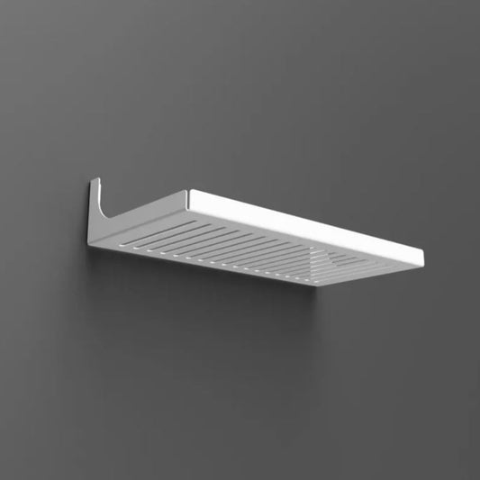White gaming pc wall shelf