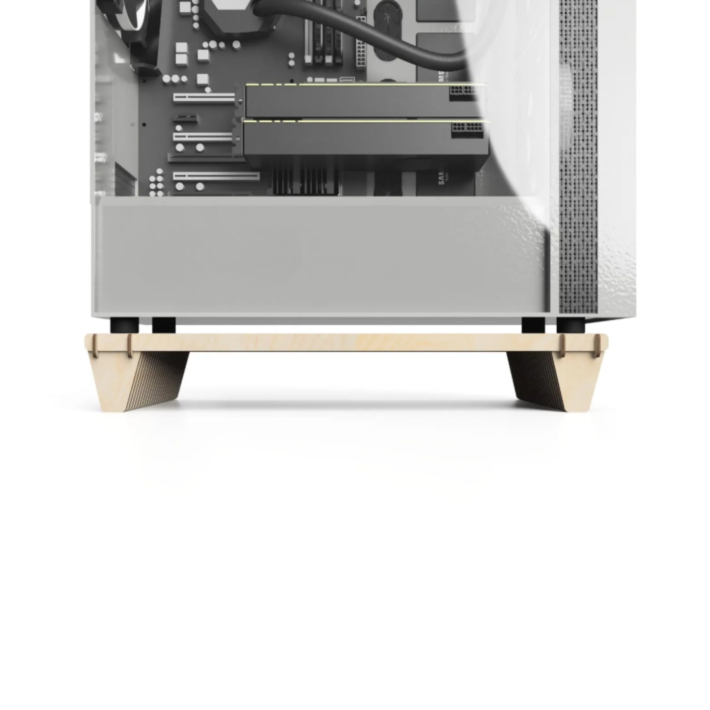 PC cooling stand riser - LIGHT FOREST