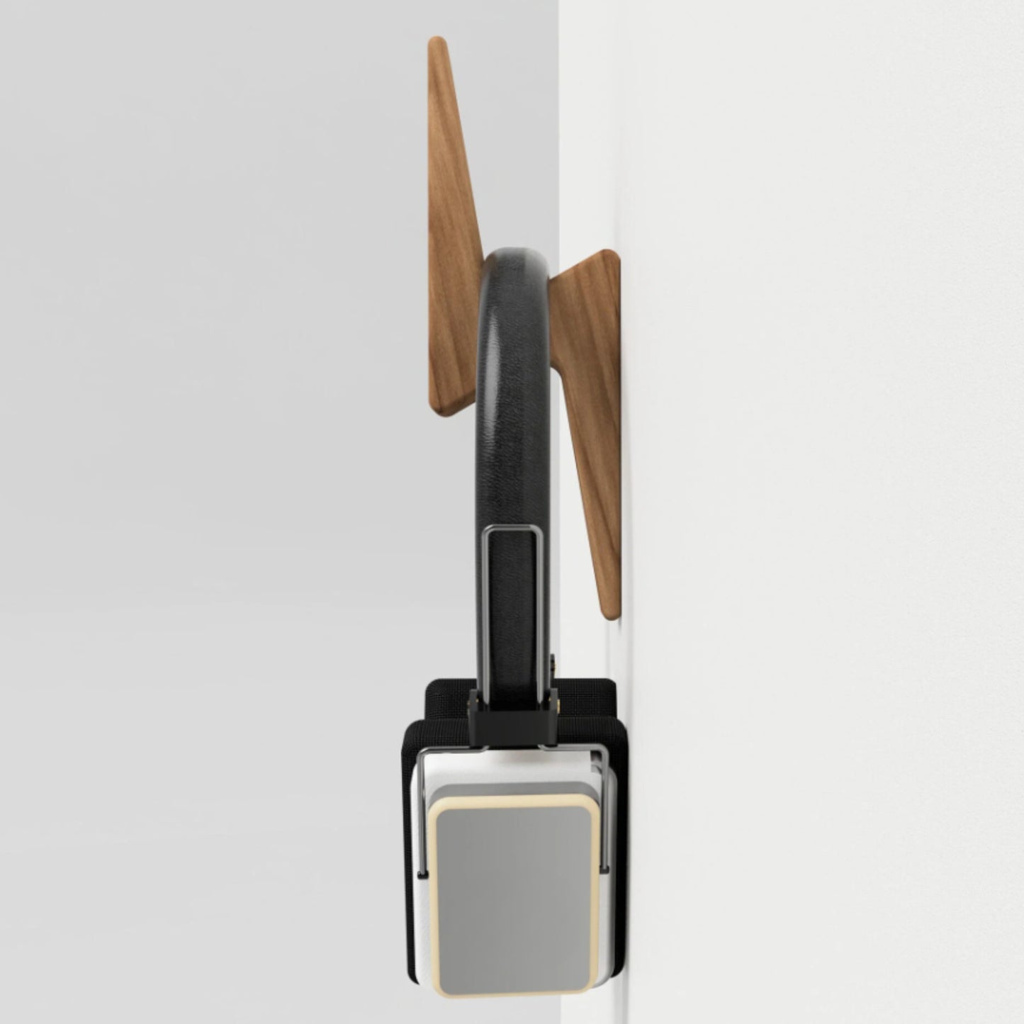 Lihghtning bolt shaped wall mount headphone holder - LIGHTNING