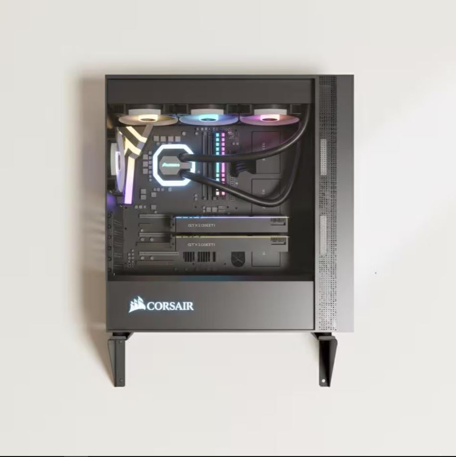 Wall mount PC stand brackets - CROW