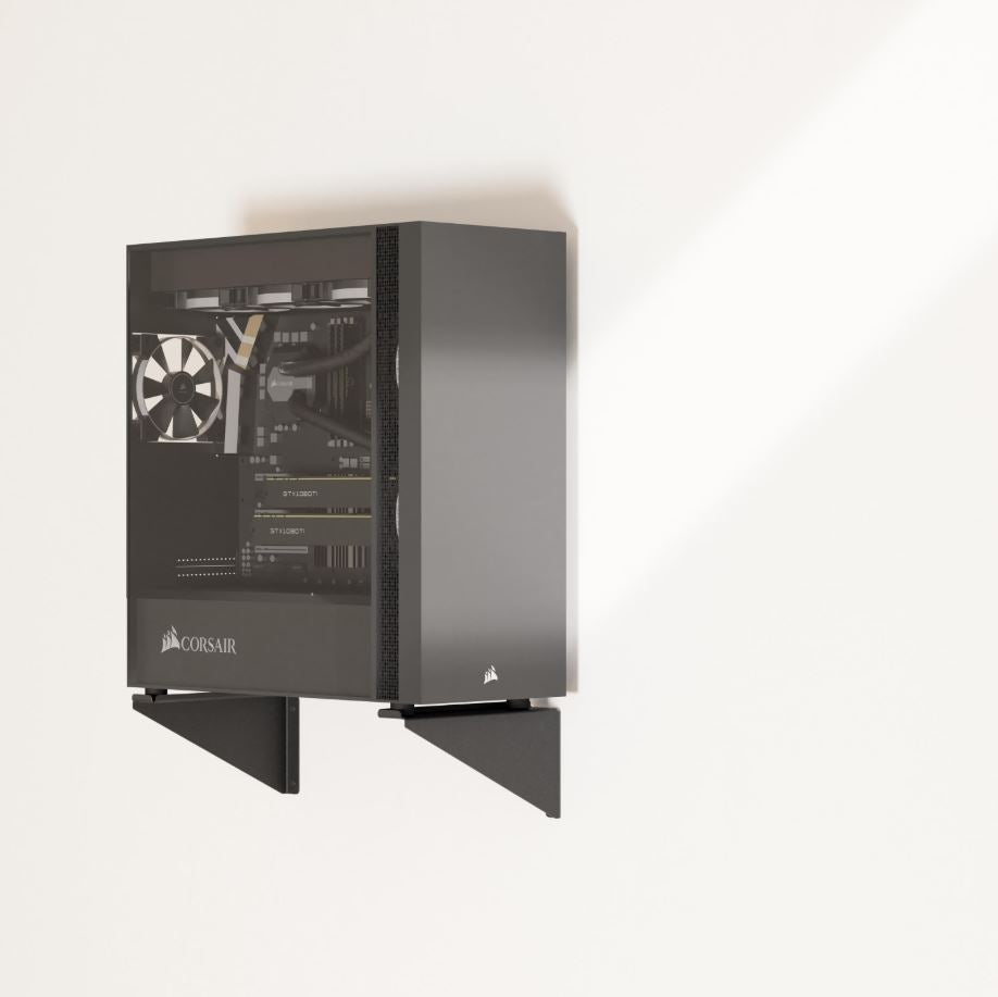 Wall mount PC stand brackets - CROW
