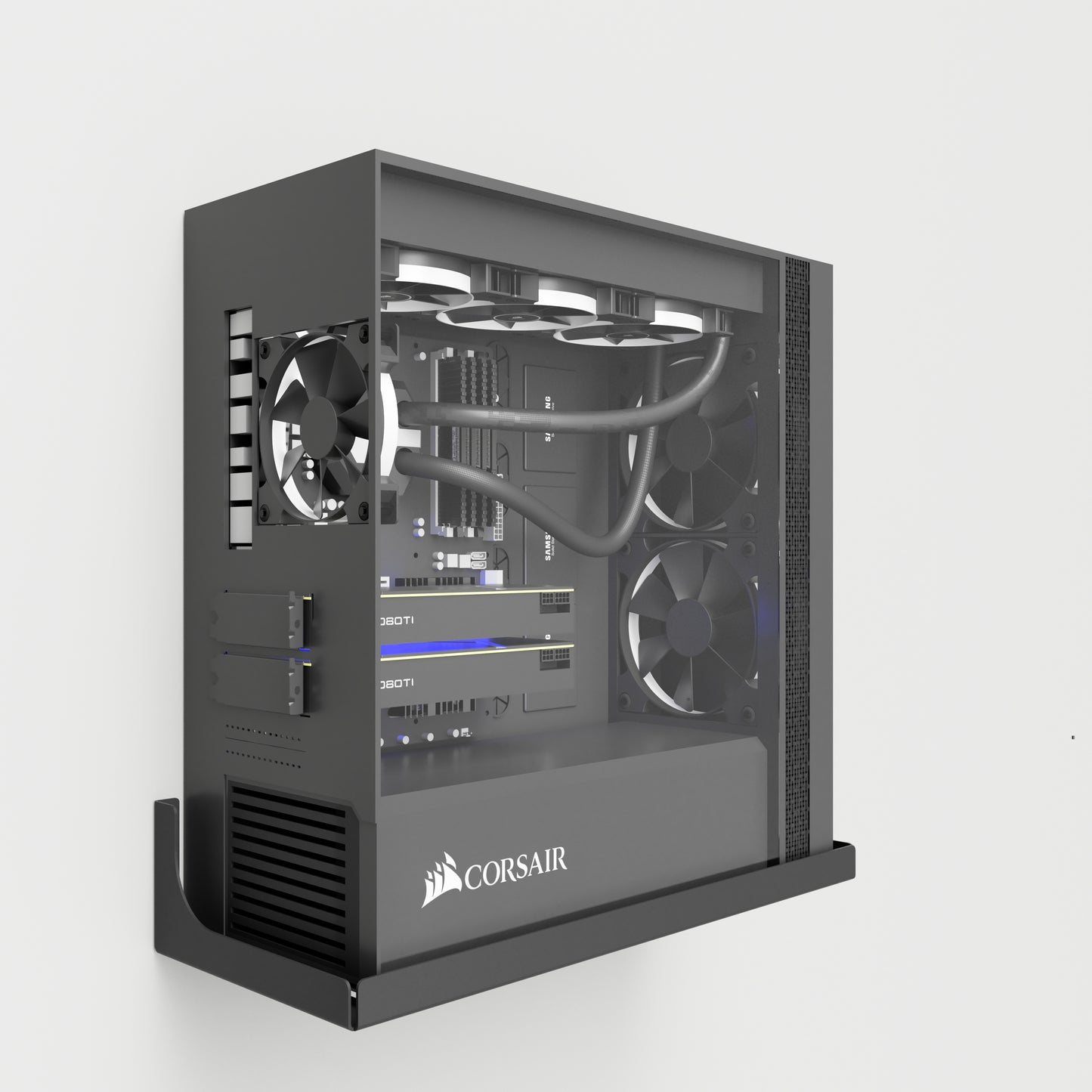 Wall-mount metal PC stand  - NEST