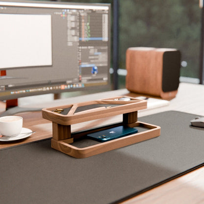 Desk organizer with customizable felt inserts - DUNE