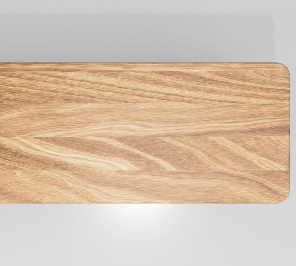 Solid wood monitor stand with storage - TUNDRA